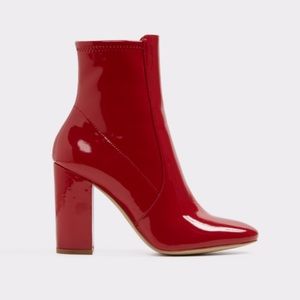 💃ALDO AURELLA ANKLE BOOTIES IN RED